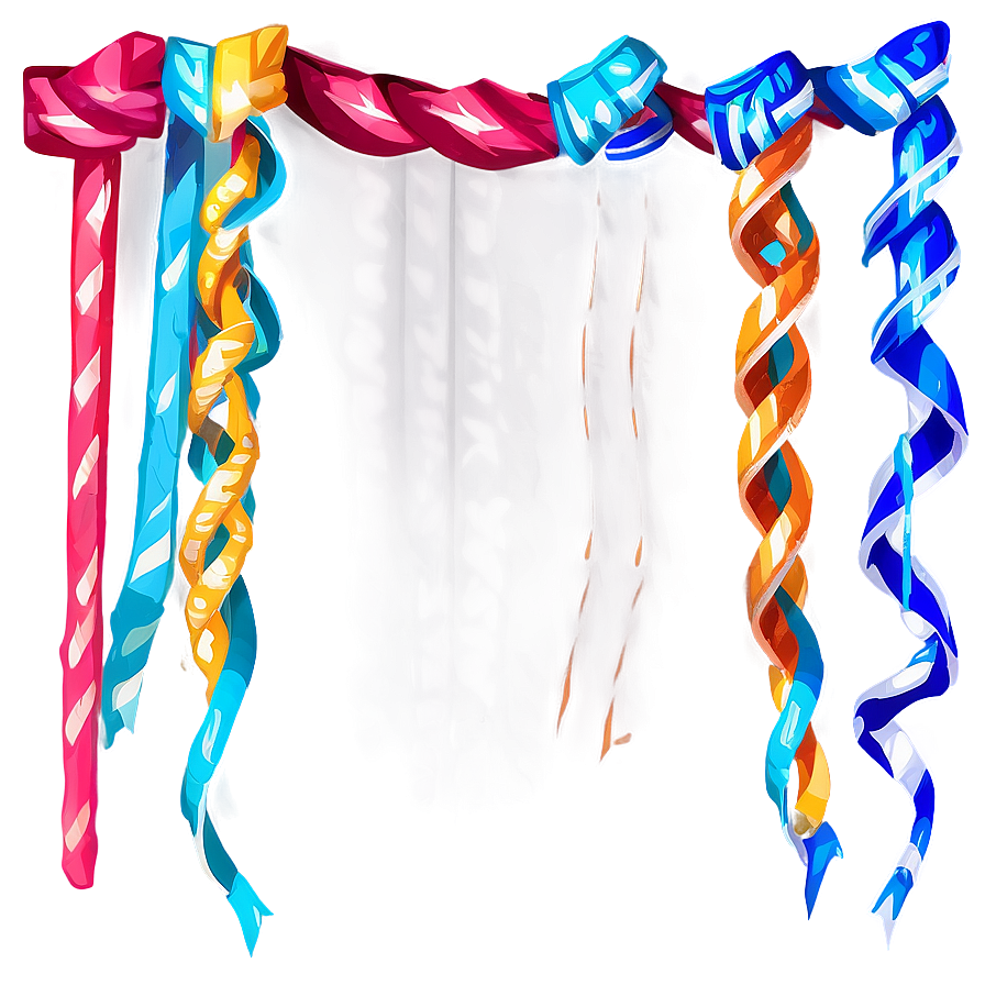 Simple Party Streamers Png Bcb47