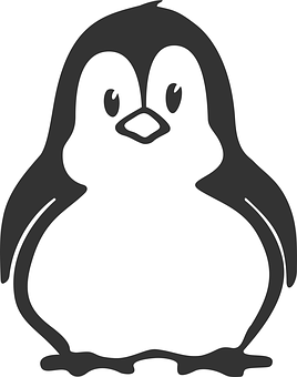 Simple Penguin Graphic