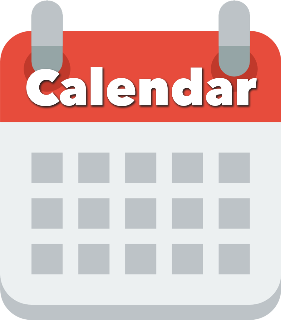 Simple Red Calendar Icon