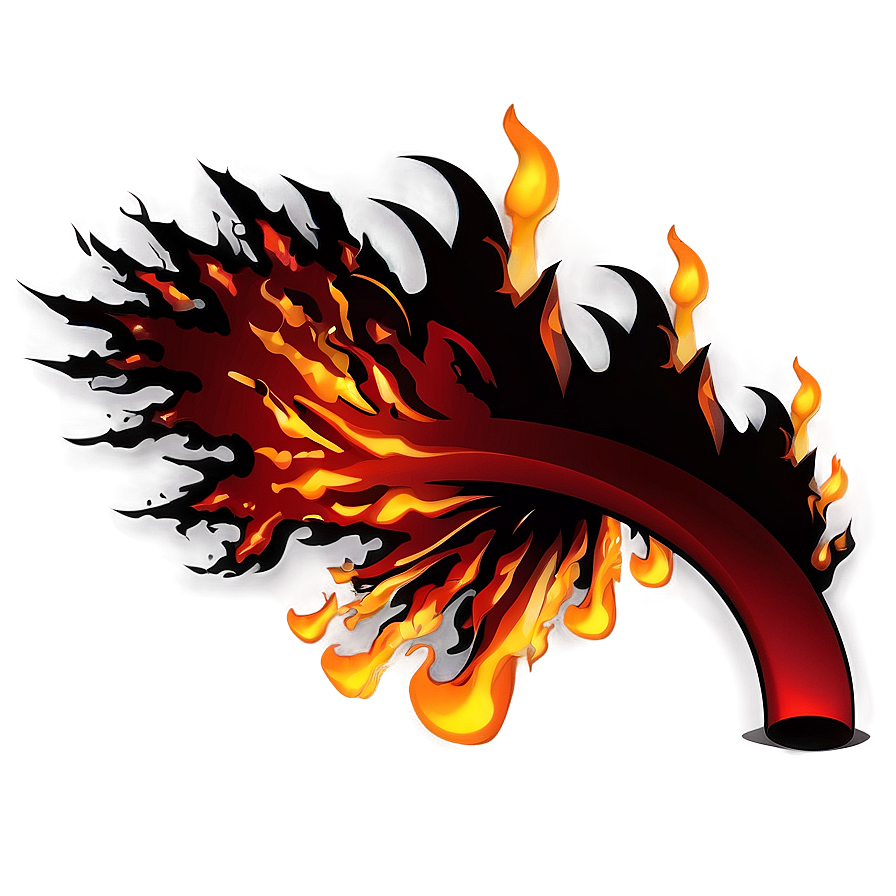 Simple Red Fire Clipart Png 06252024