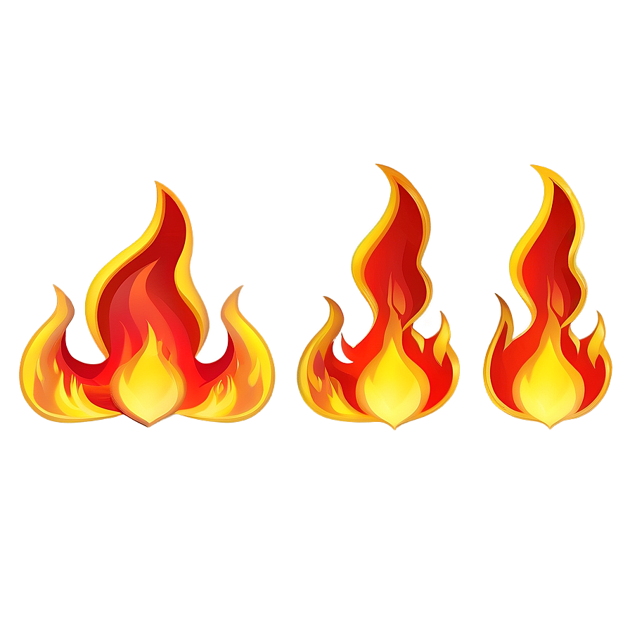 Simple Red Fire Clipart Png Omg52