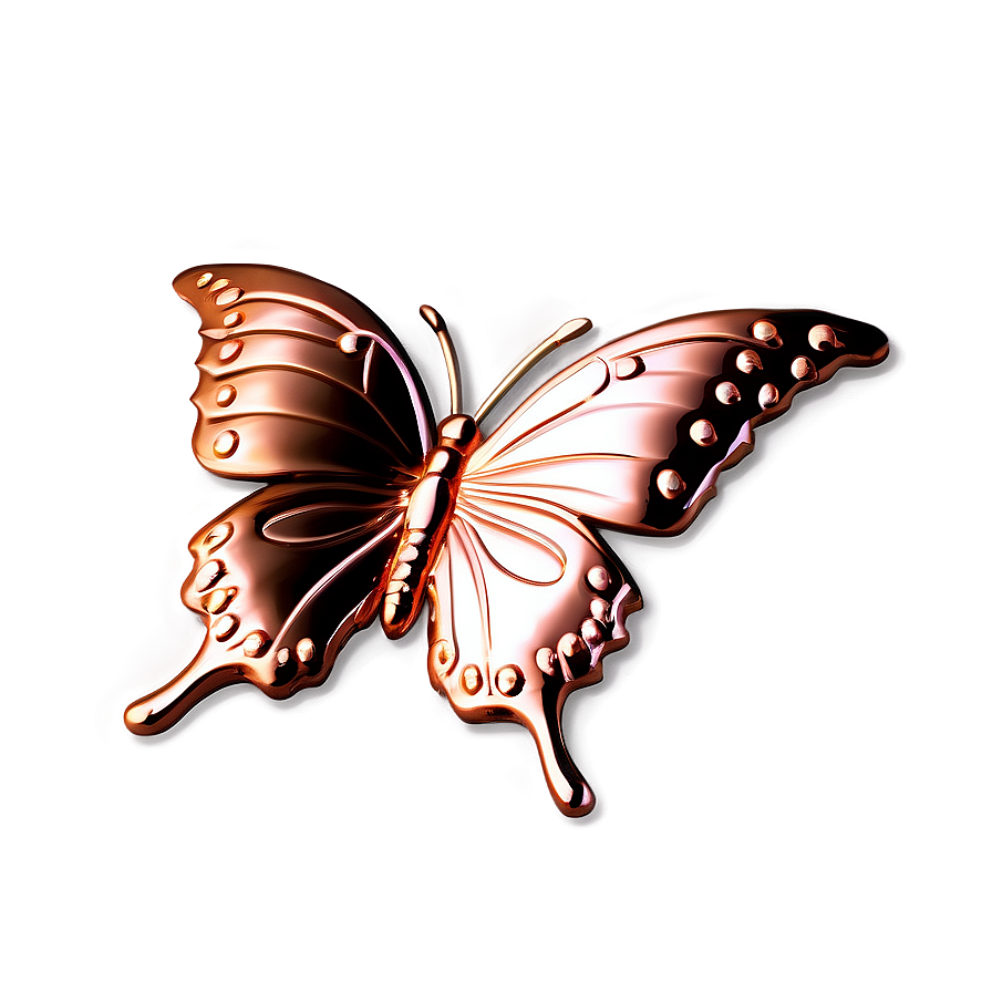 Simple Rose Gold Butterfly Png Ihb