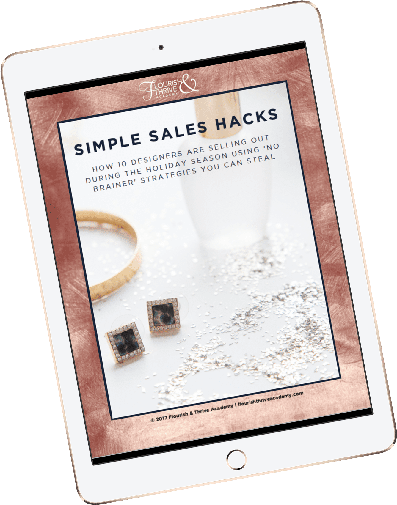 Simple Sales Hacks Tablet Display