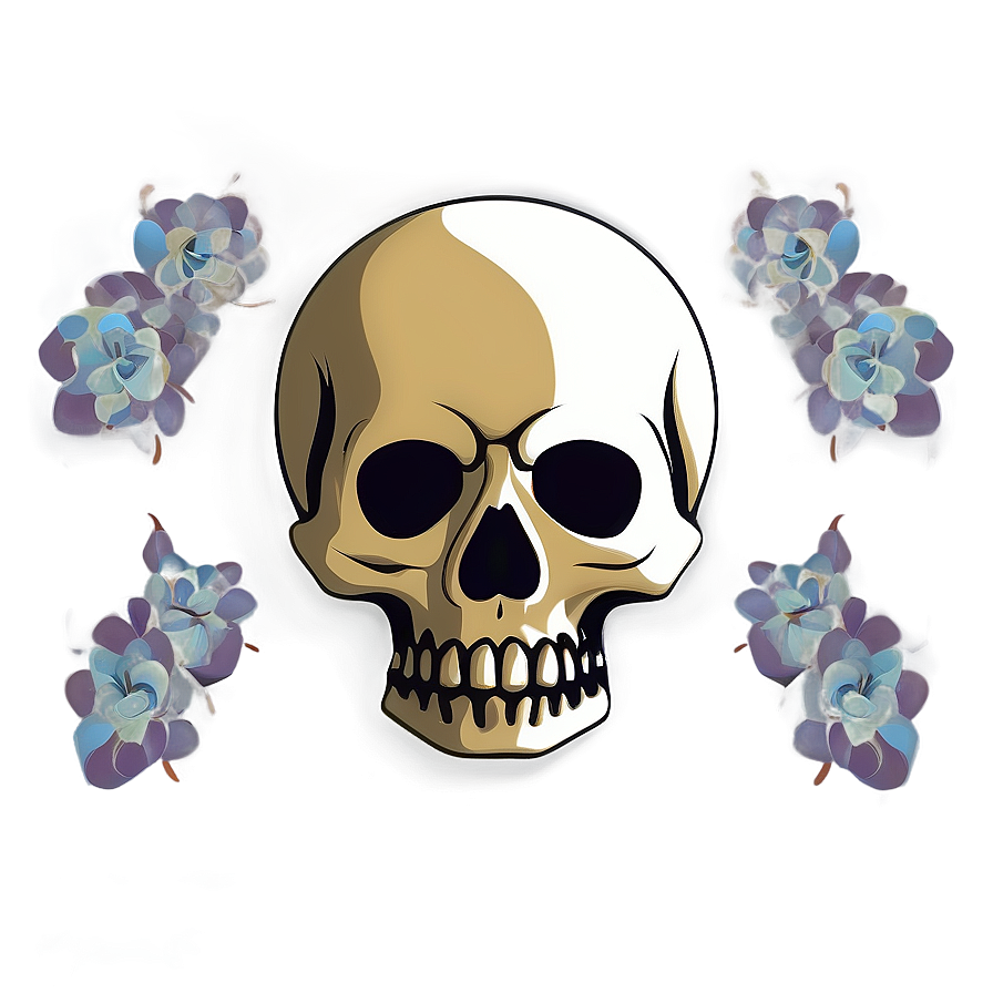 Simple Skull Drawing Png Nrx87