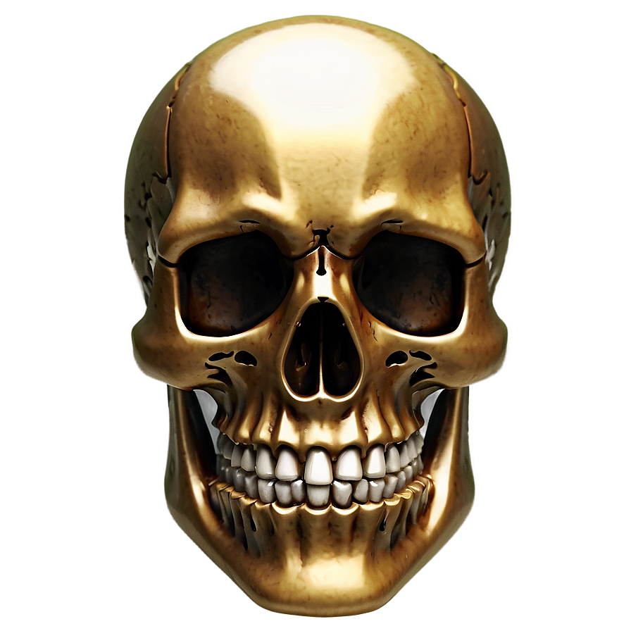 Simple Skull Figure Png 06282024