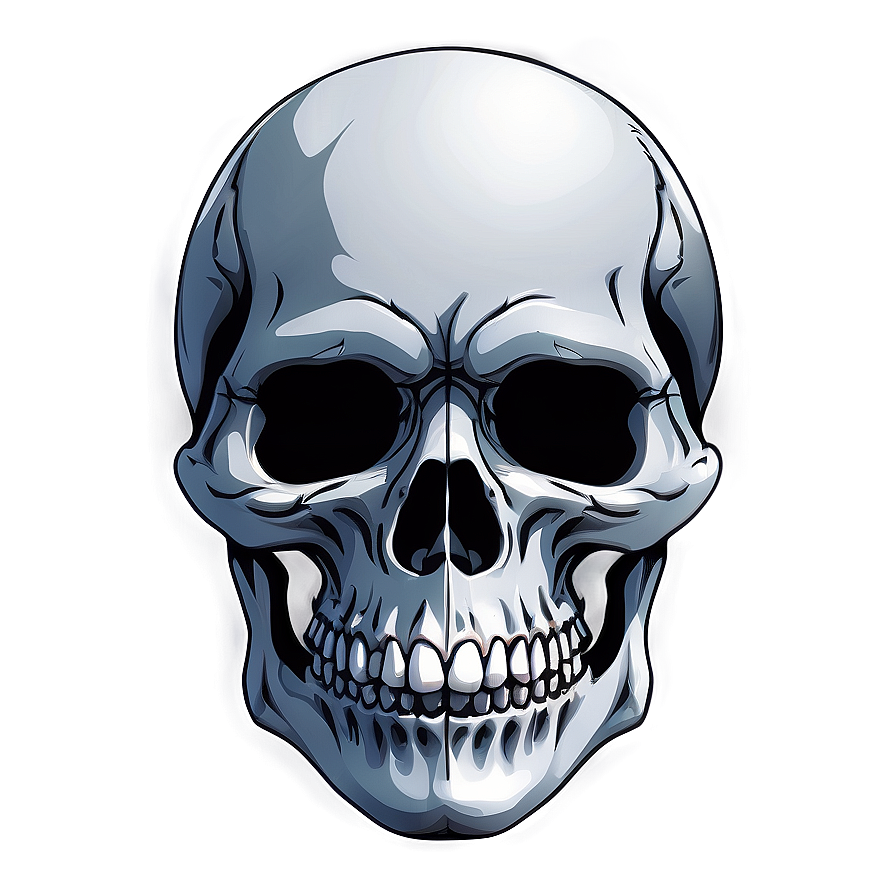 Simple Skull Vector Png 06282024