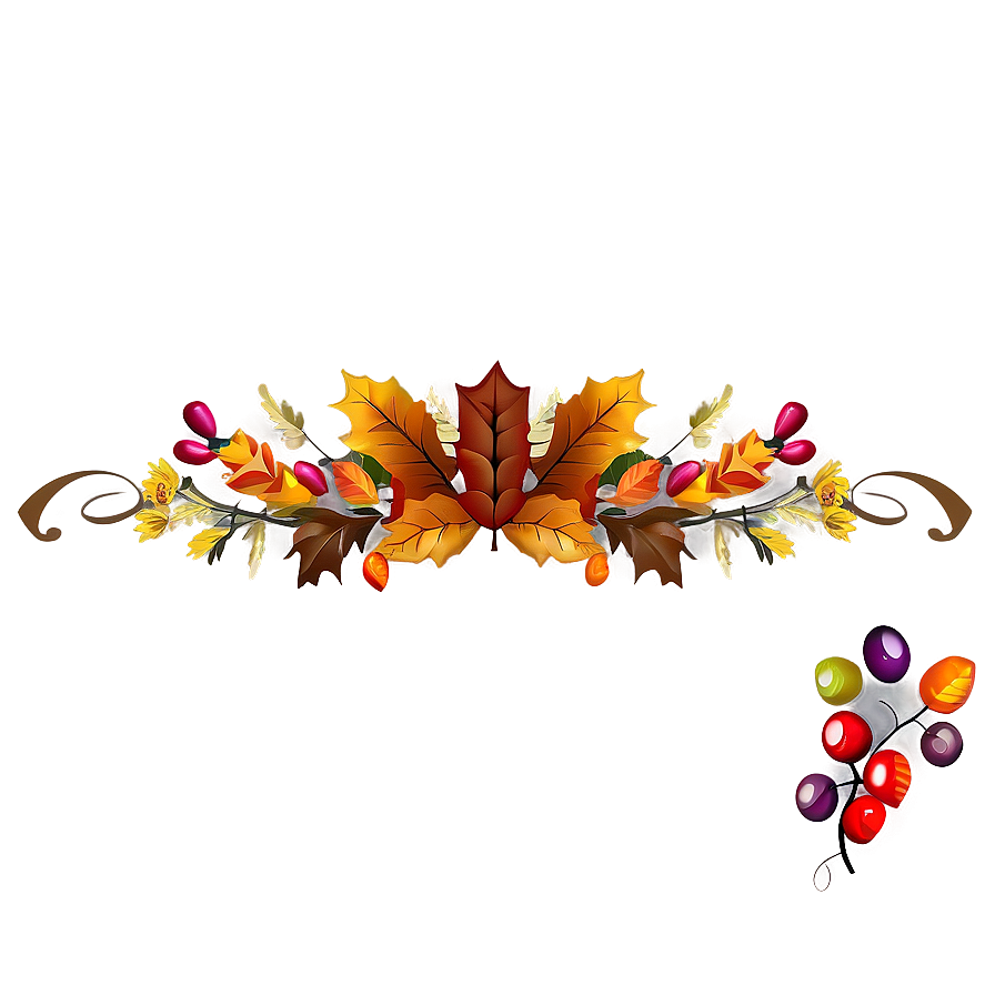 Simple Thanksgiving Border Png Fay