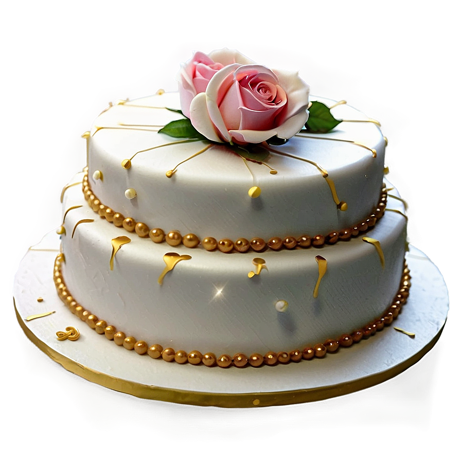 Simple Wedding Cake Png 06122024