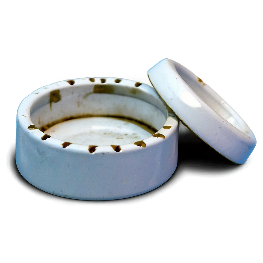 Simple White Ashtray Png 1