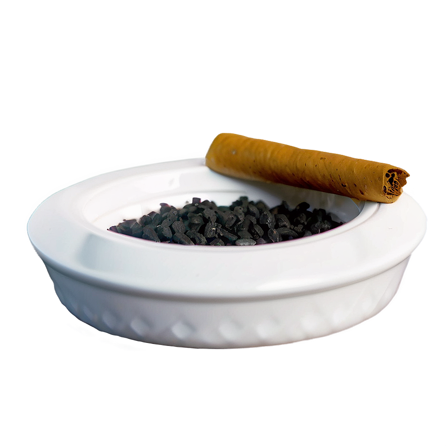 Simple White Ashtray Png 26