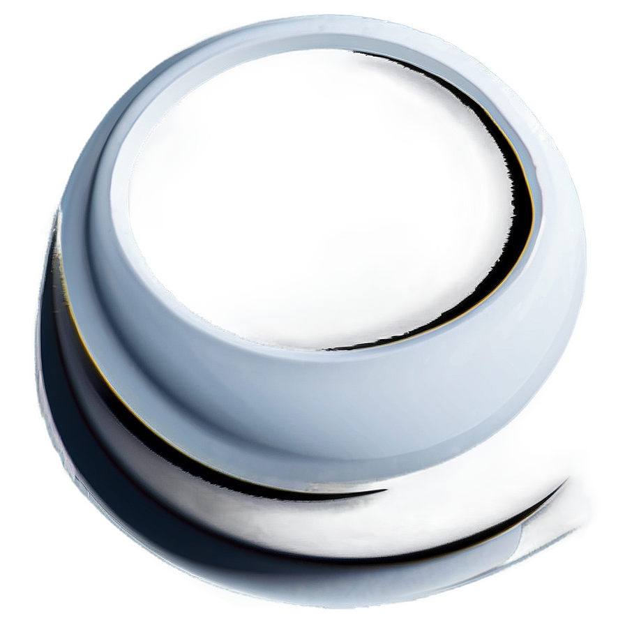 Simple White Circle Graphic Png 05042024