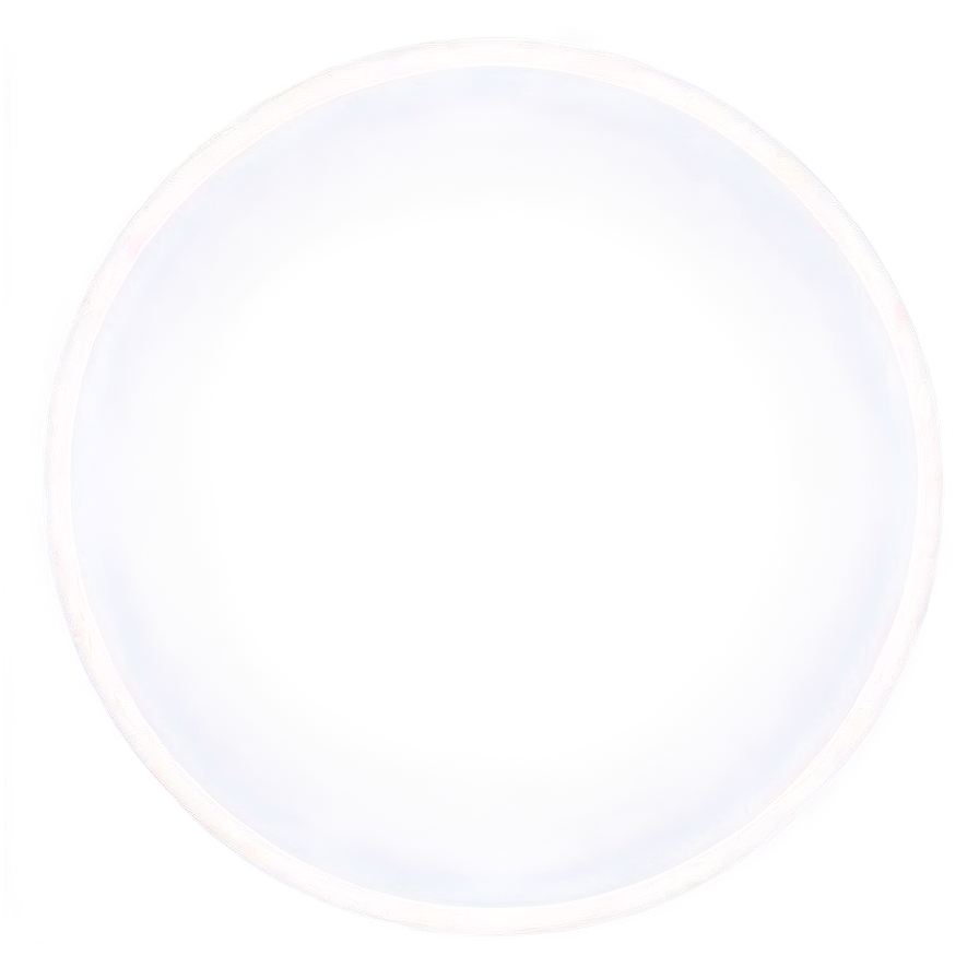 Simple White Circle Graphic Png Kqx