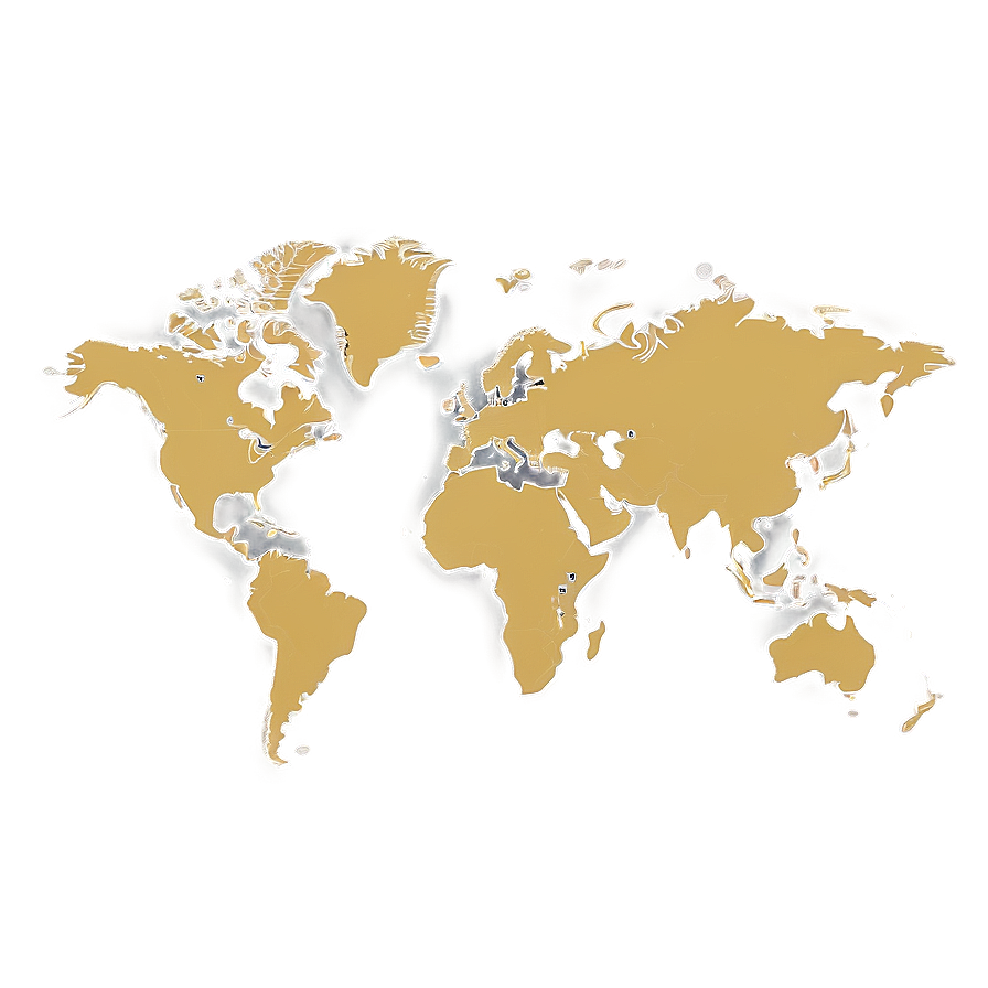 Simple World Map Outline Png Ggj41