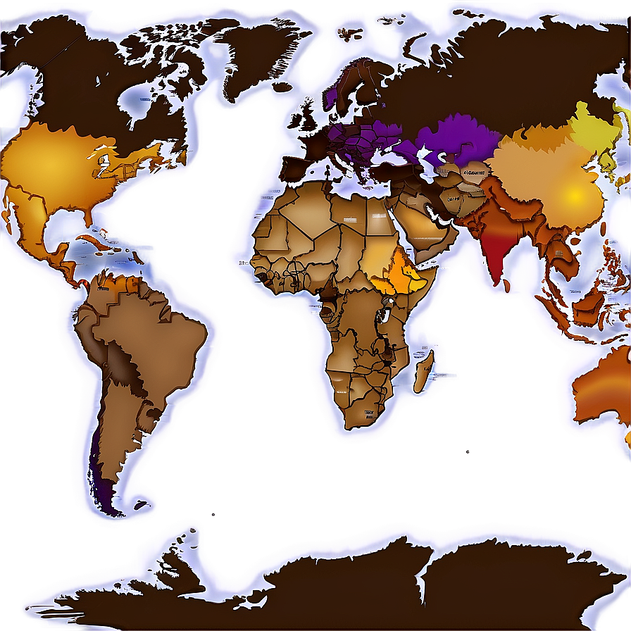 Simple World Map Vector Png Ghg46