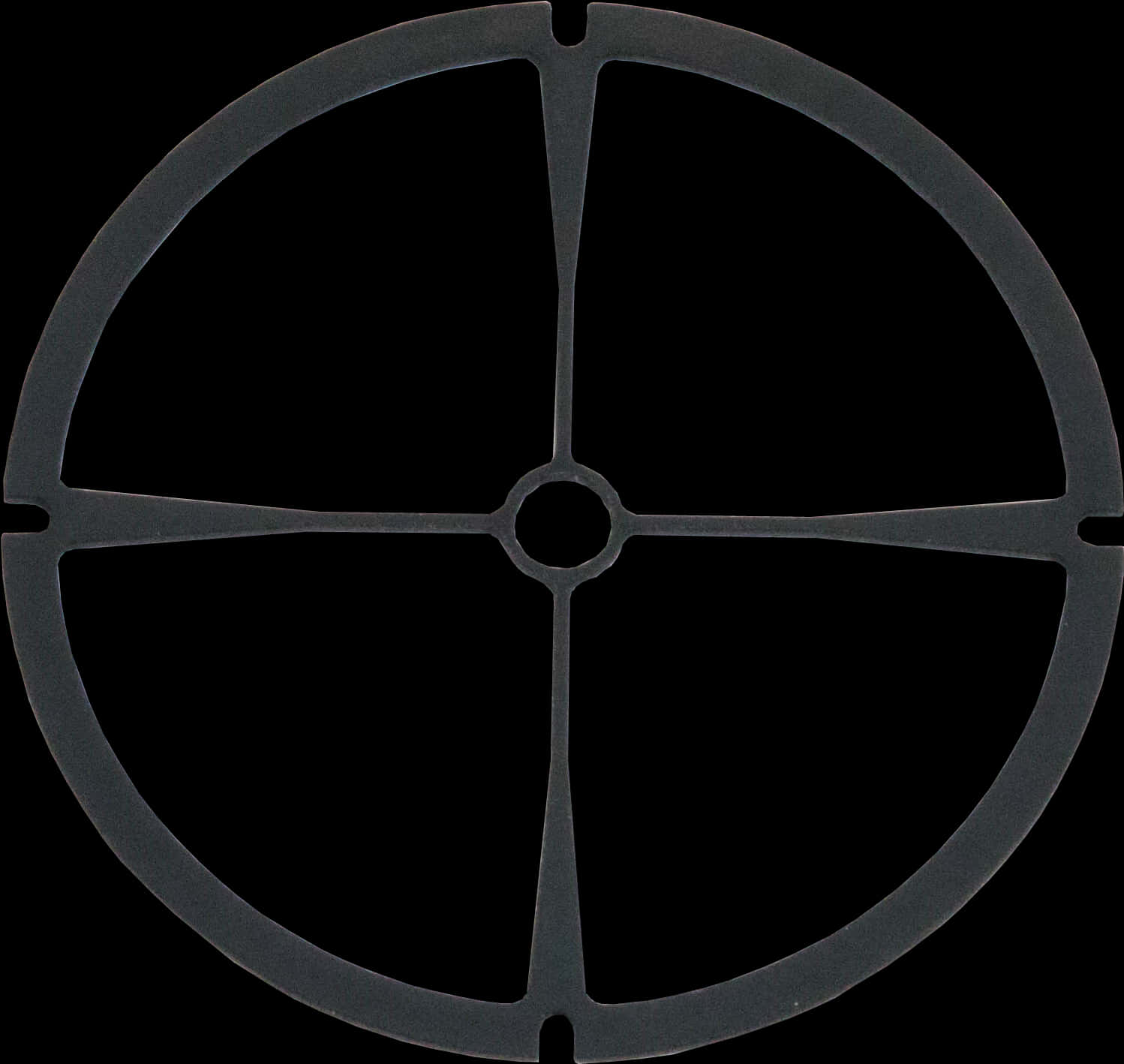 Simplified Black Crosshair Design