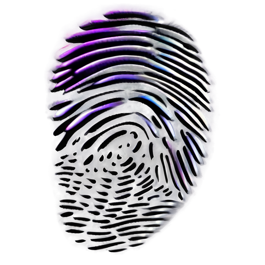 Simplified Fingerprint Silhouette Png Nqa75