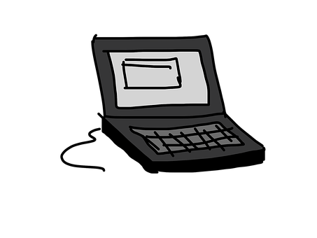 Simplified Laptop Illustration