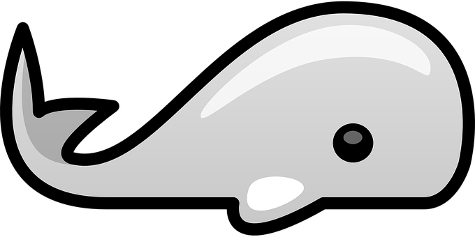 Simplified Whale Icon