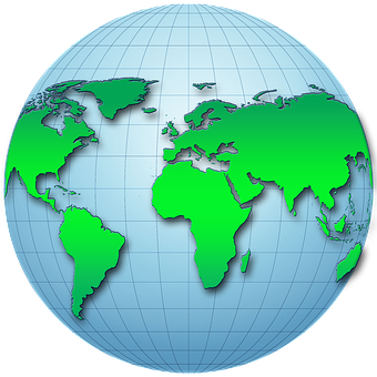 Simplified World Globe