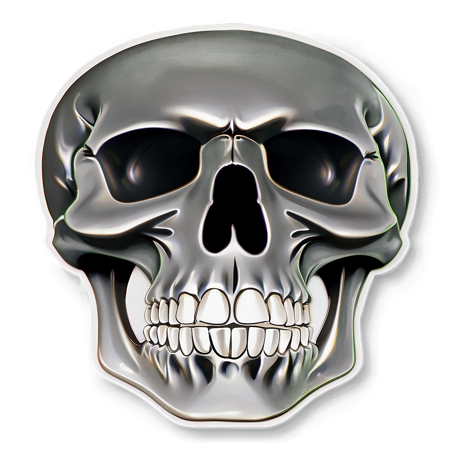 Simplistic Skull Logo Png 06282024