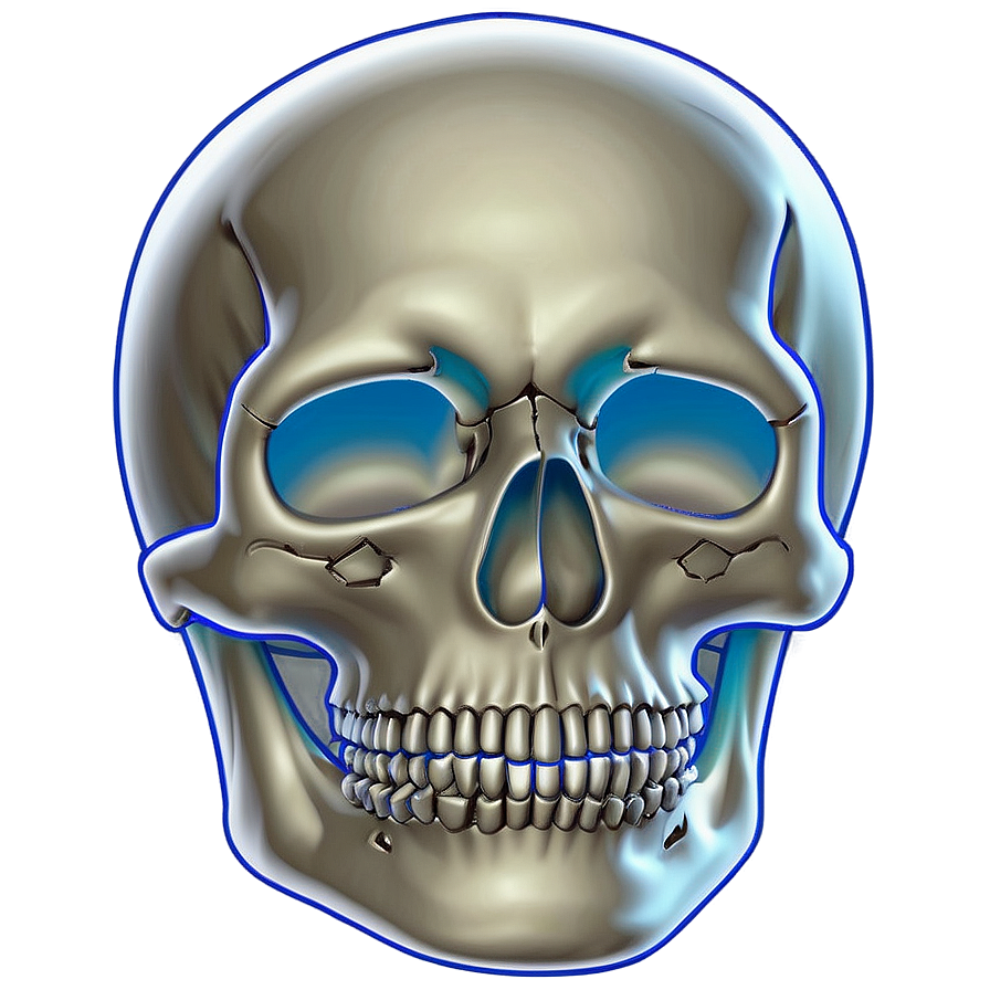 Simplistic Skull Outline Png Wui