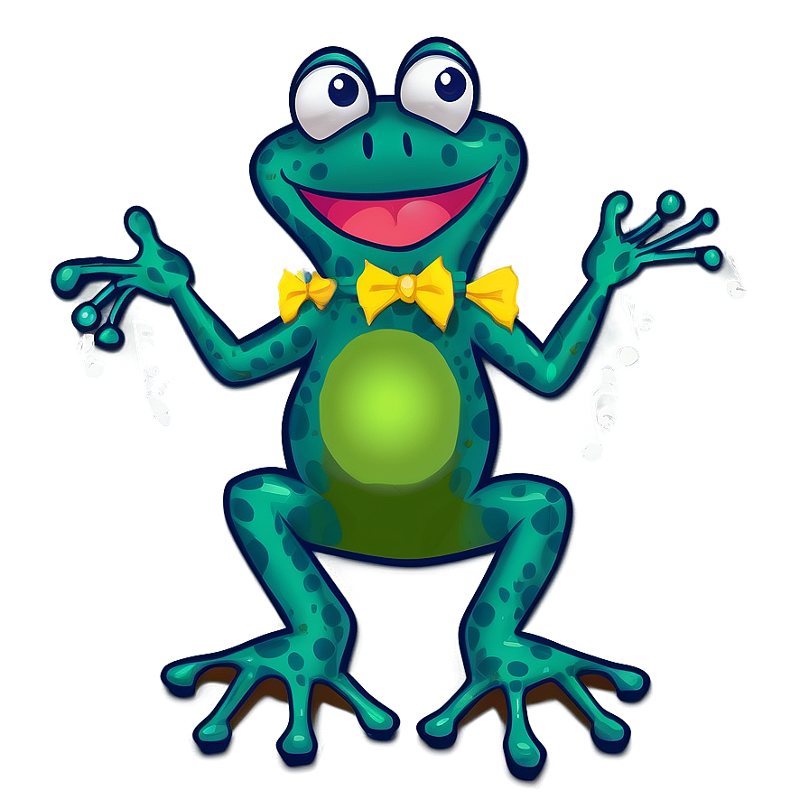 Singing Frog Cartoon Png 06272024