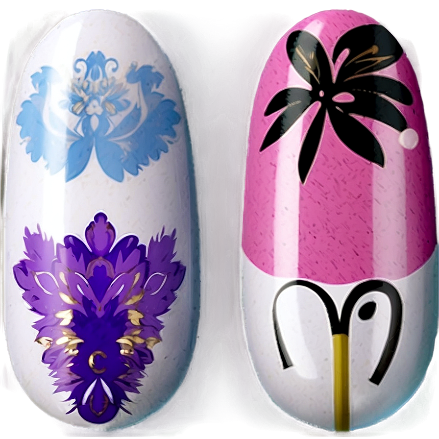 Single Acrylic Nail Art Png 73