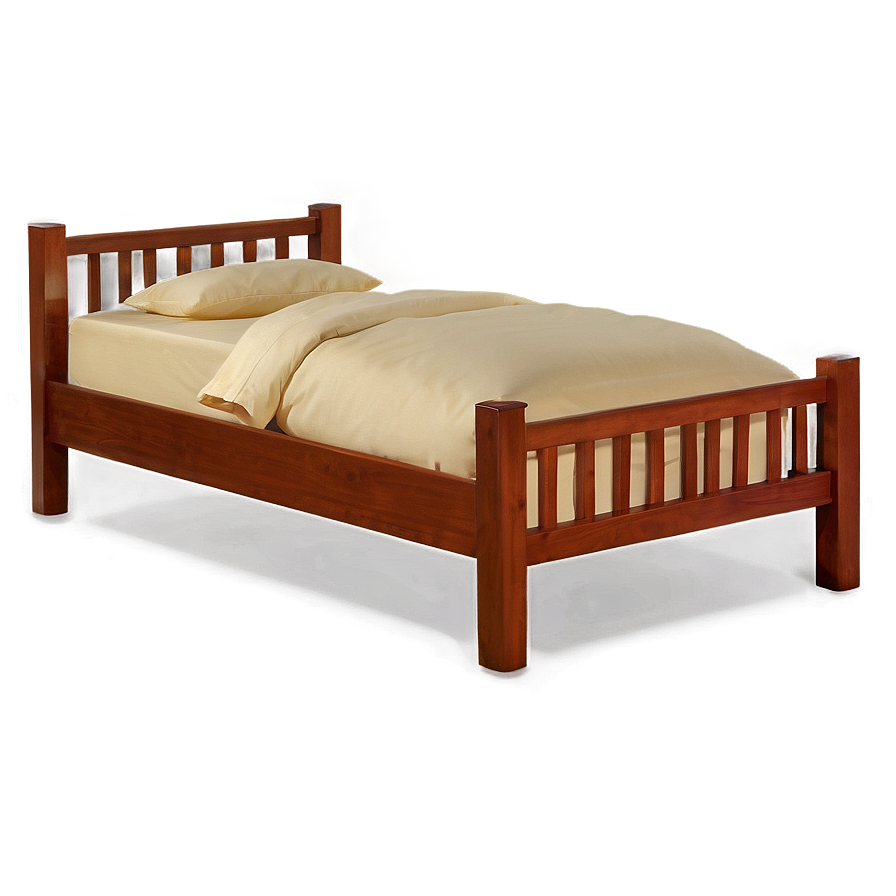 Single Bed Minimalist Png Skc79