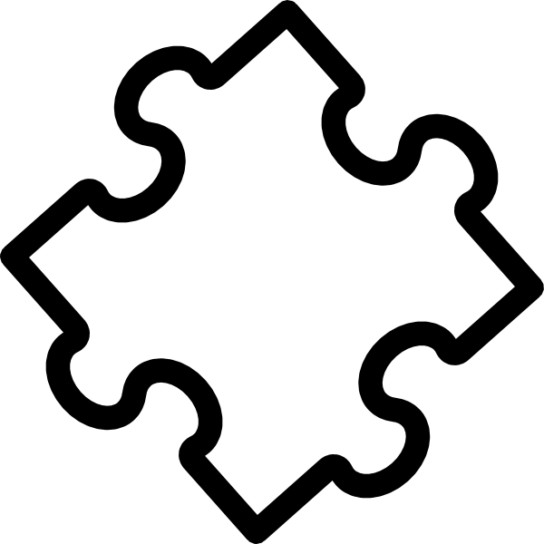 Single Blank Puzzle Piece