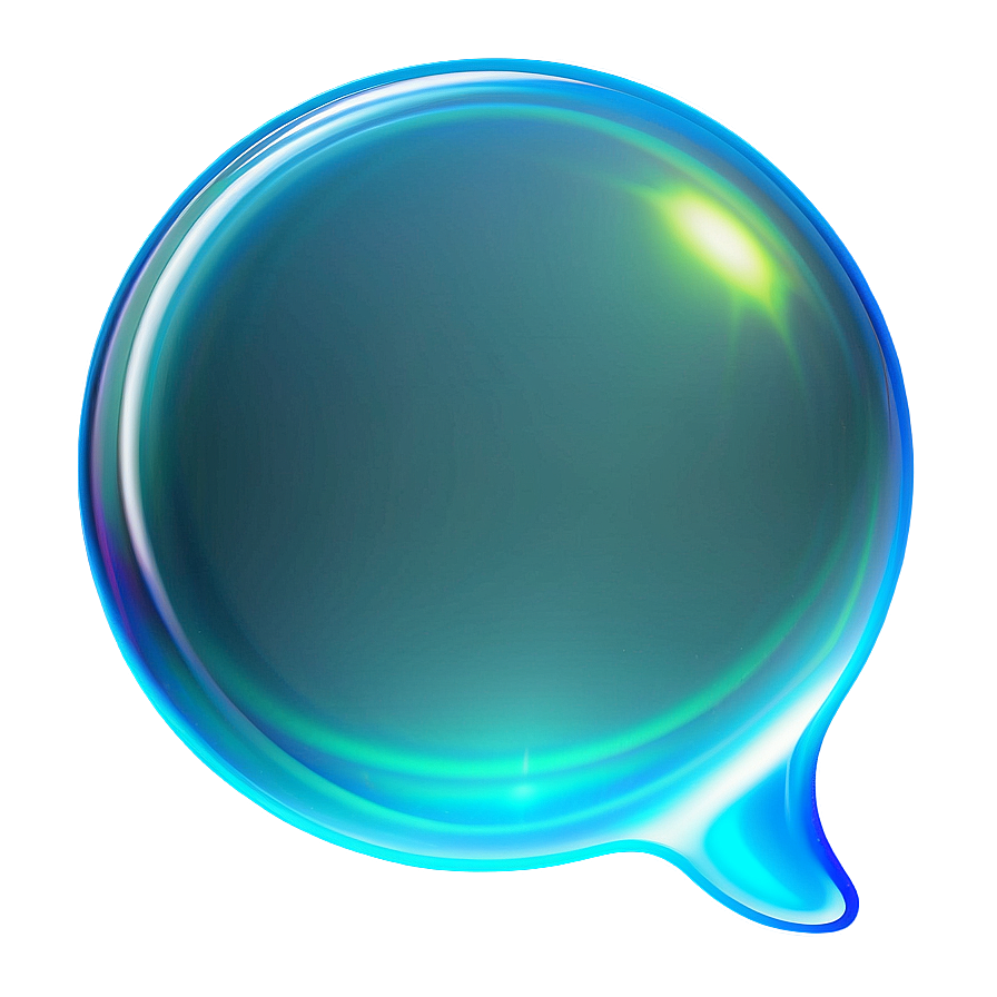 Single Bubble Chat Outline Png Yvh