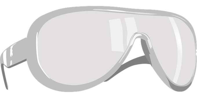 Single Lens Sunglasses Vector