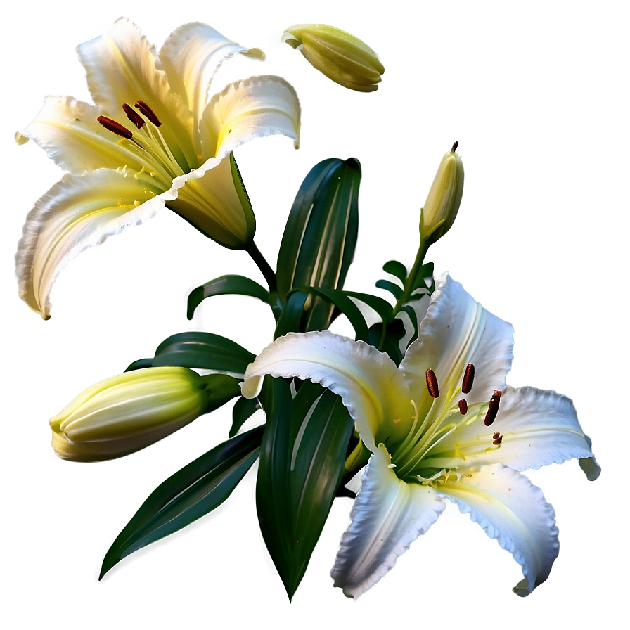 Single Lily Flower Png Dhy