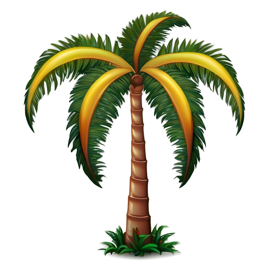 Single Palm Tree Emoji Png Irn43