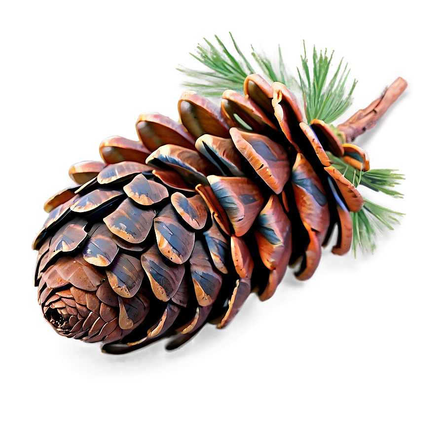 Single Pine Cone Png 20