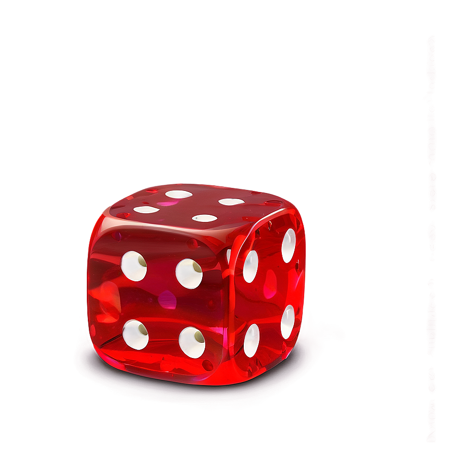 Single Red Dice Png Dbs51