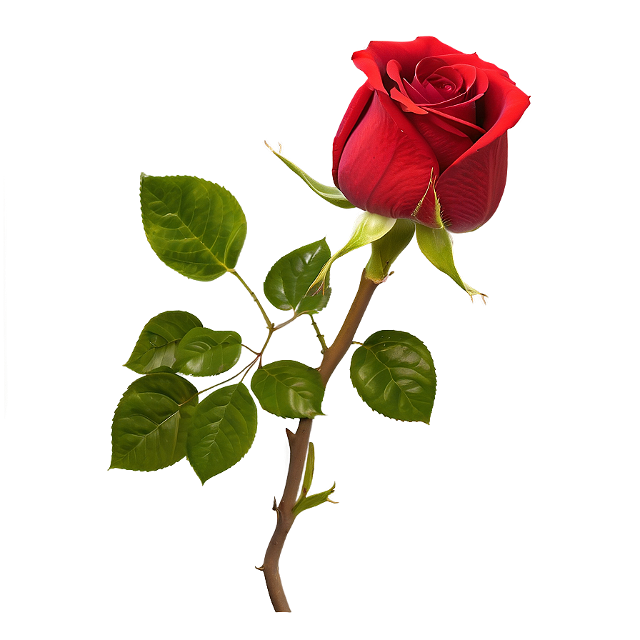 Single Red Rose Png Xgt29