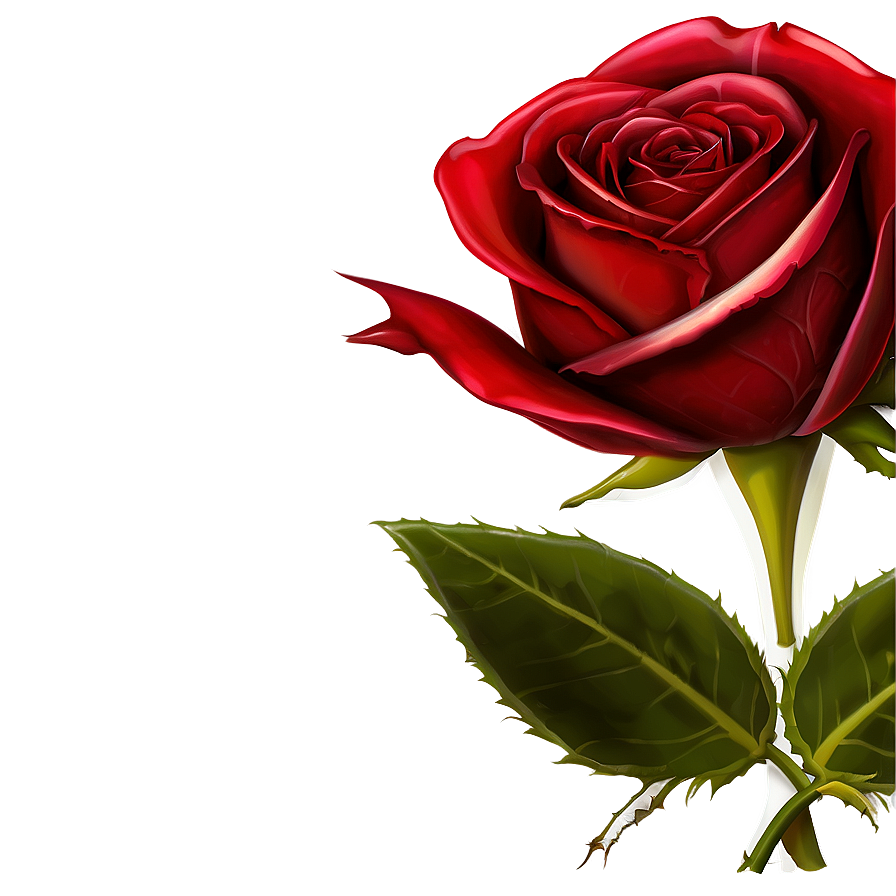 Single Rose Png 49