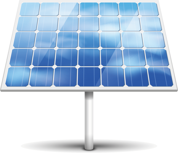 Single Solar Panel Illustration