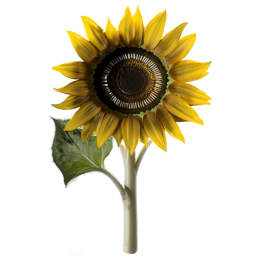 Single Sunflower Transparent Png Cod19