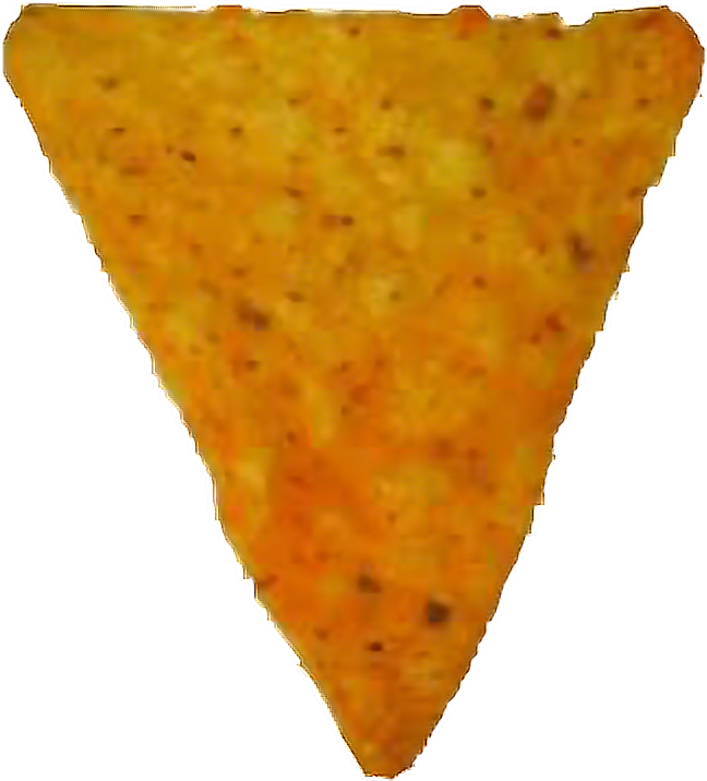 Single Tortilla Chip Isolated