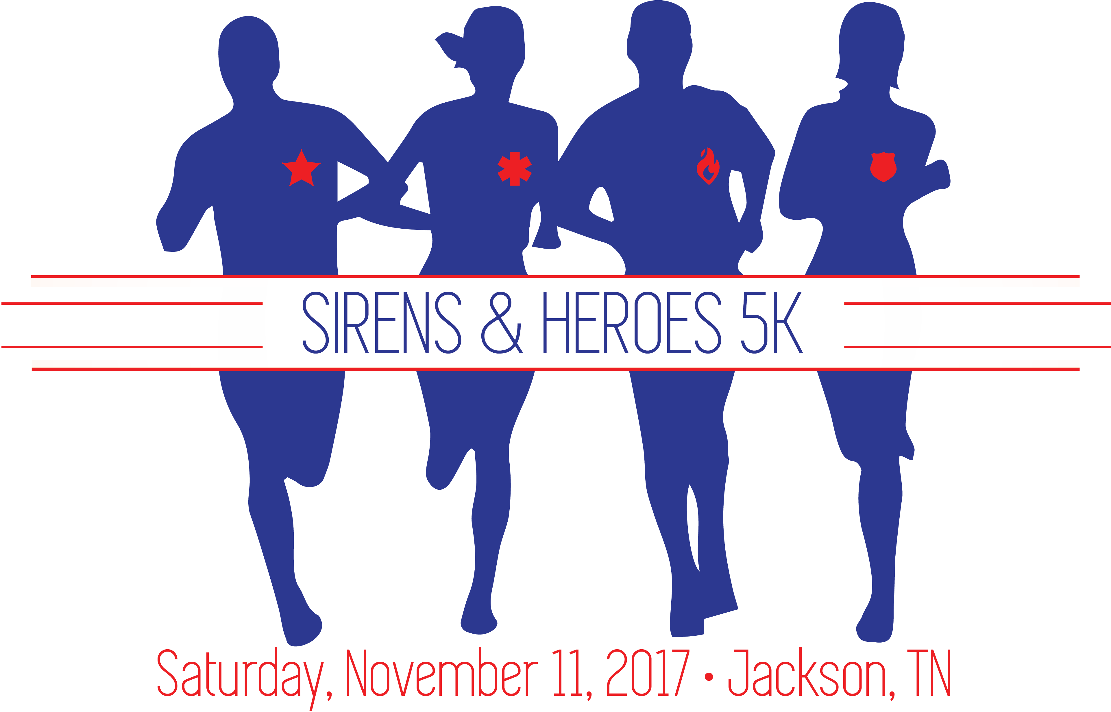 Sirensand Heroes5 K Event Poster