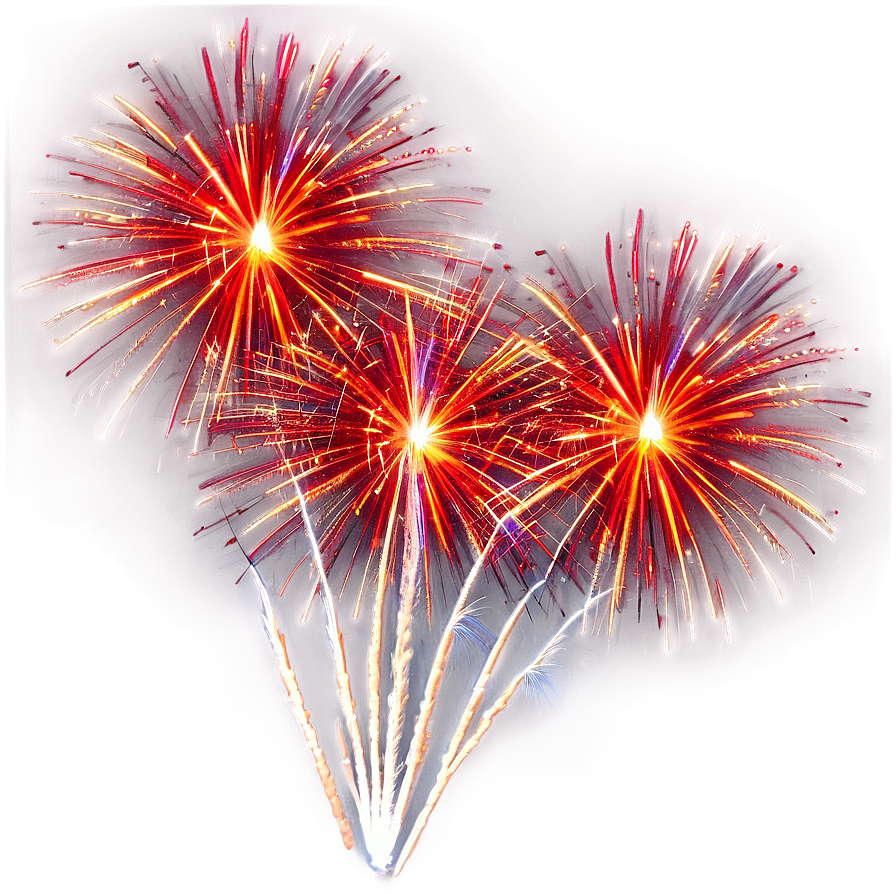 Sizzling Red Fireworks Png 05062024