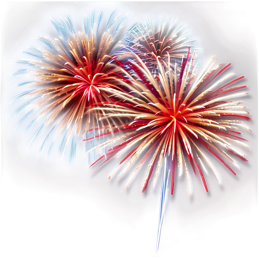 Sizzling Red Fireworks Png 87