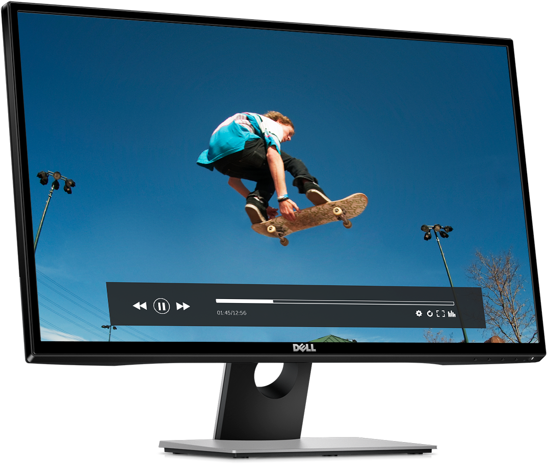 Skateboarder Freeze Frame Dell Monitor