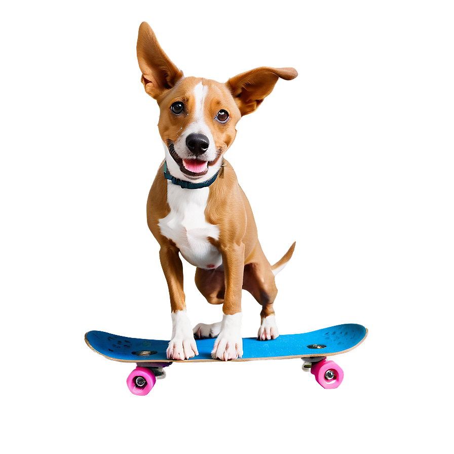 Skateboarding Dog Png Pbf7