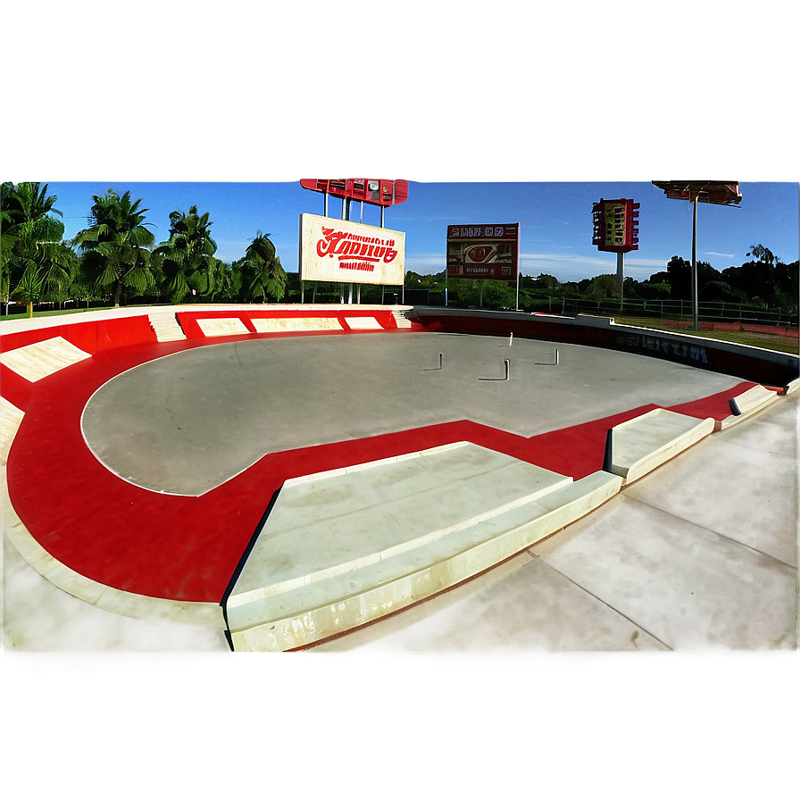 Skateboarding Park Stadium Png 66