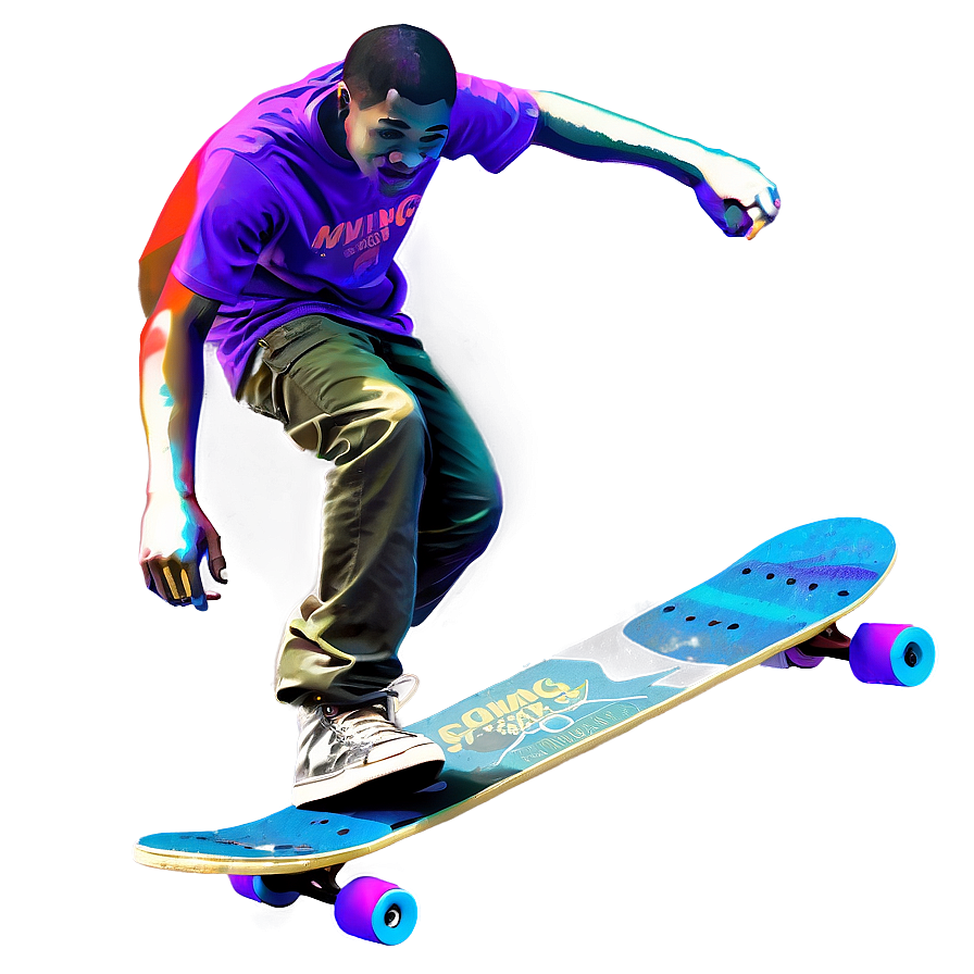 Skateboarding Session Png 26