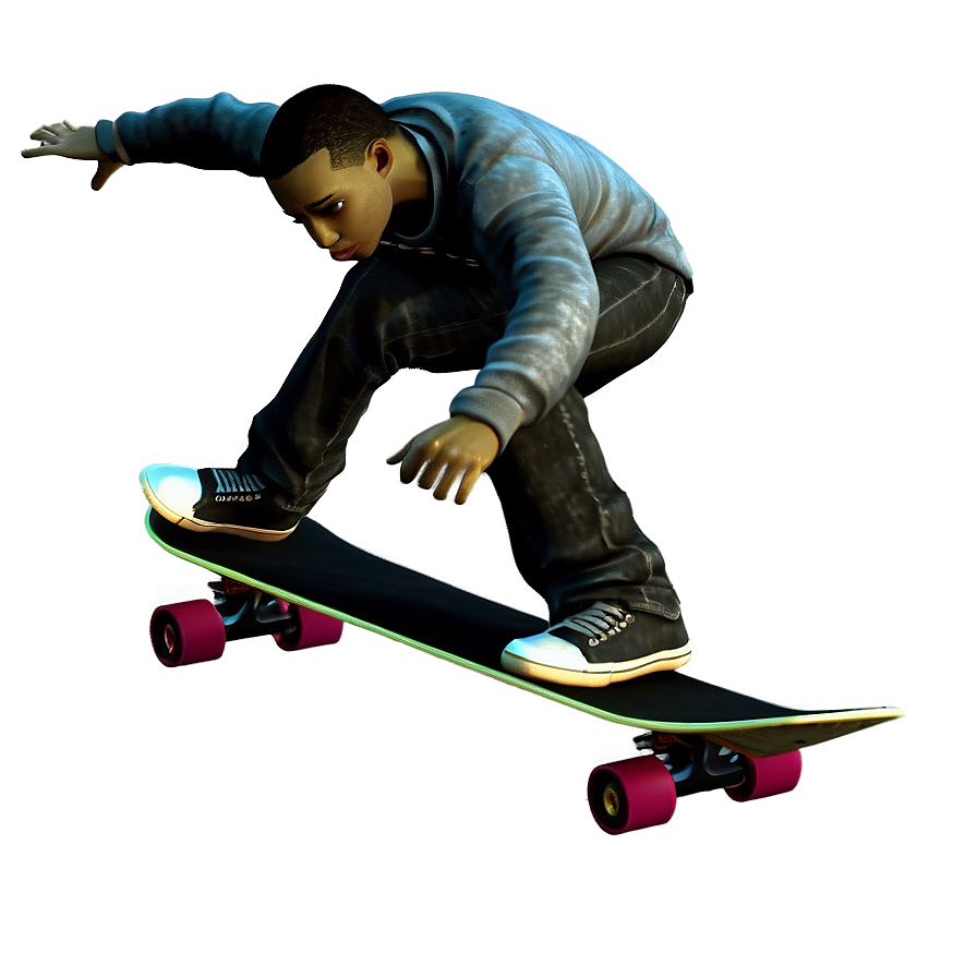 Skateboarding Video Game Png 39