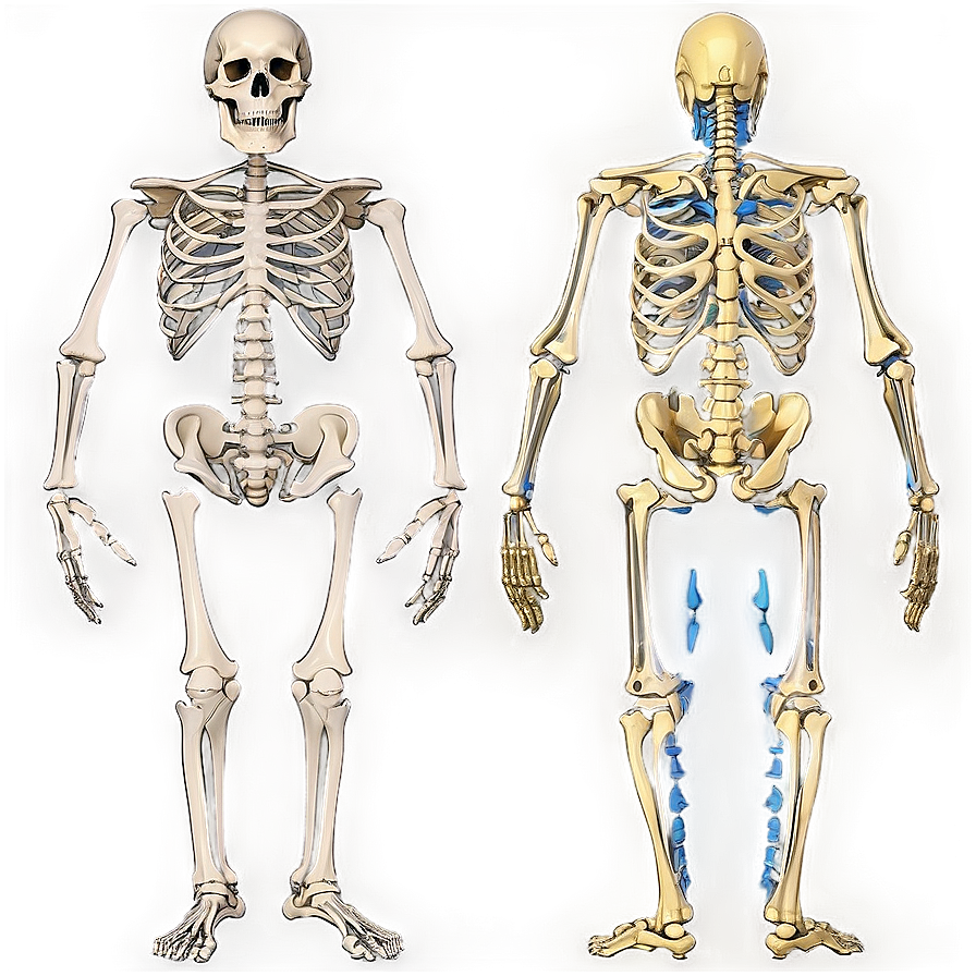 Skeletal System Comparative Sizes Png Svl24