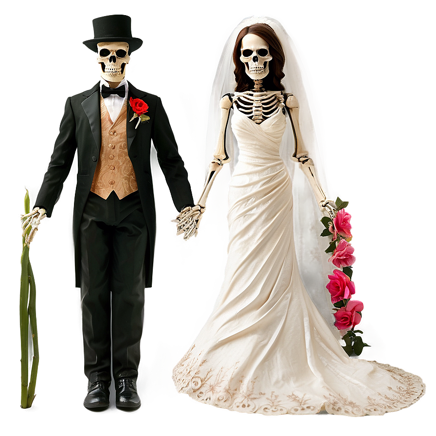 Skeleton Bride And Groom Png 29